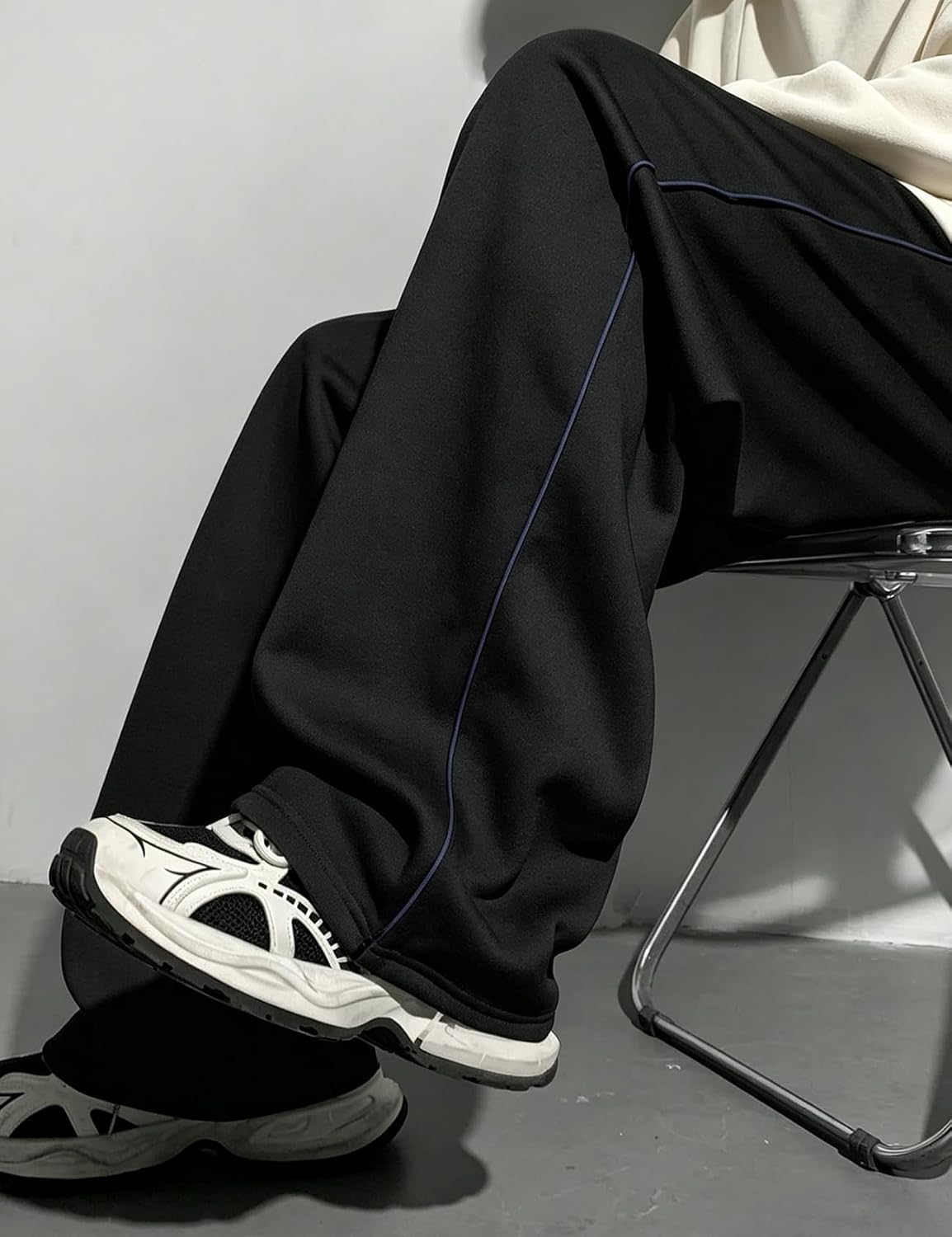 Wyeysyt Boys Baggy Sweatpants Cotton Athletic Sweat Pants | Joggers, Elastic Waistband, Loose Fit
