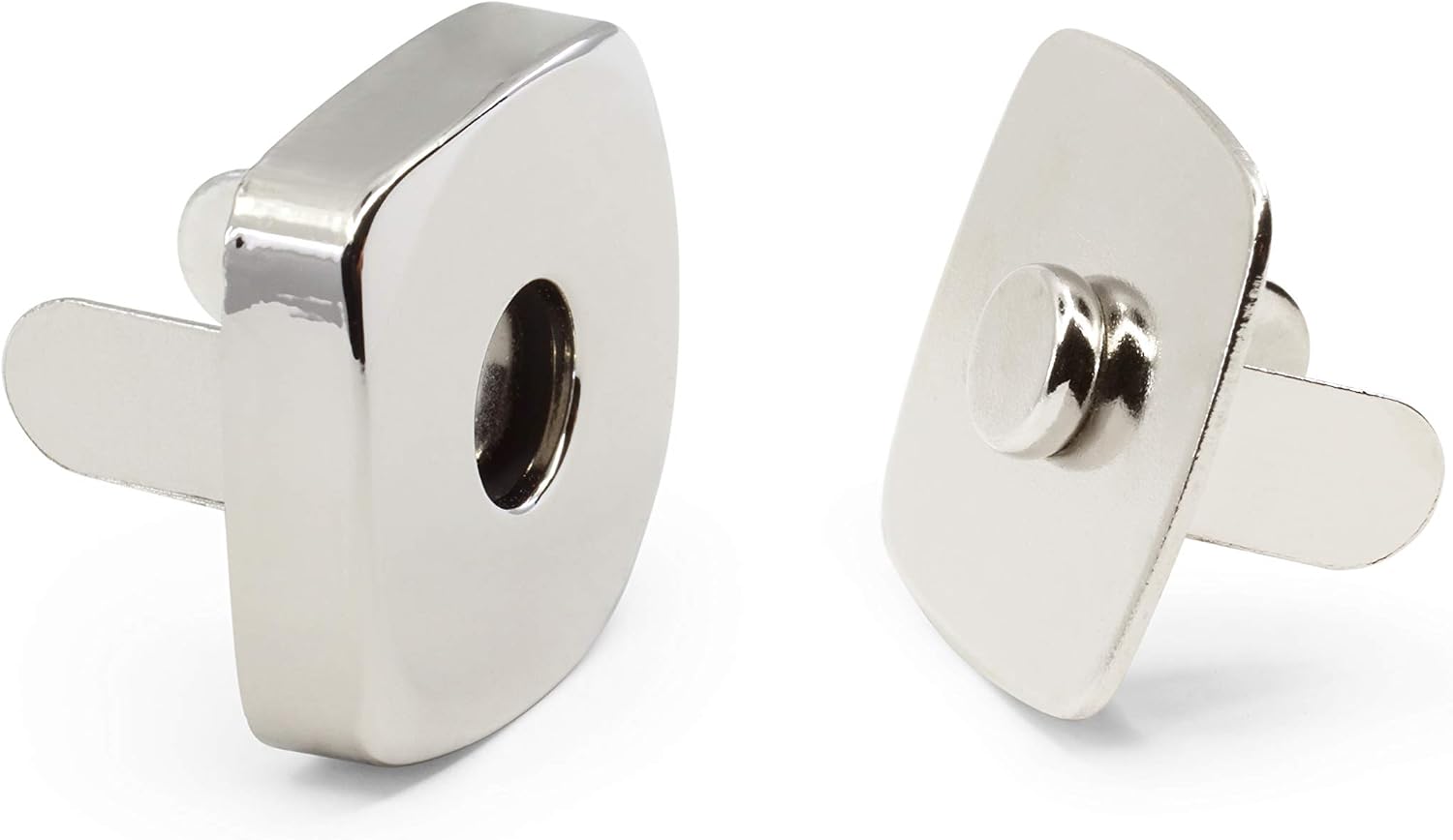 Dritz 760-65 Magnetic Snap, Square, 3/4-Inch, Nickel, 2 Sets