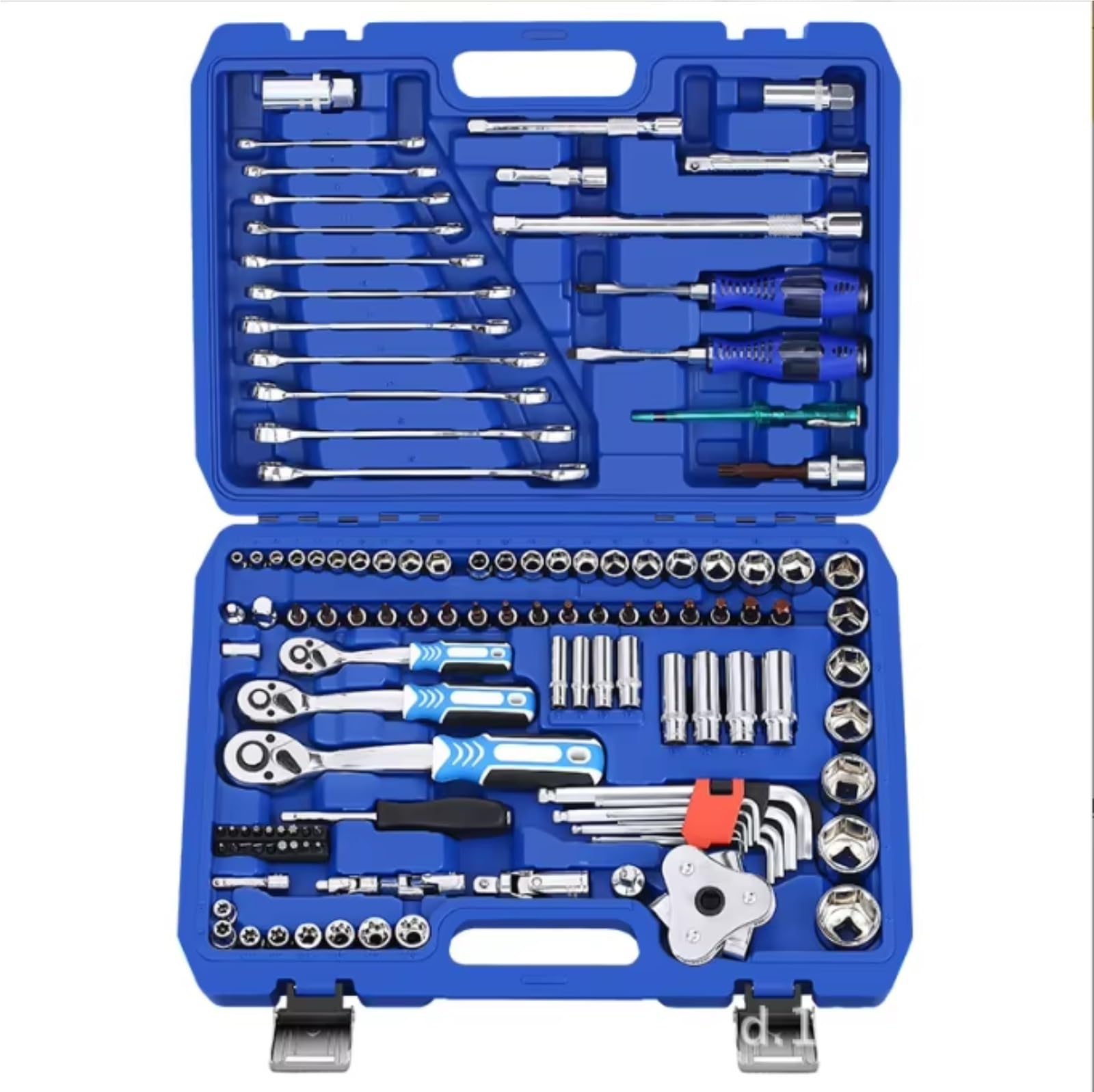 Set attrezzi da officina 44 Pezzi 1/2 "Kit Strumenti Manutenzione Automatica Kit Riparazione Auto Multifunzione Strumenti Riparazione Kit Di Strumenti Per La Casa Con Utensili Manuali