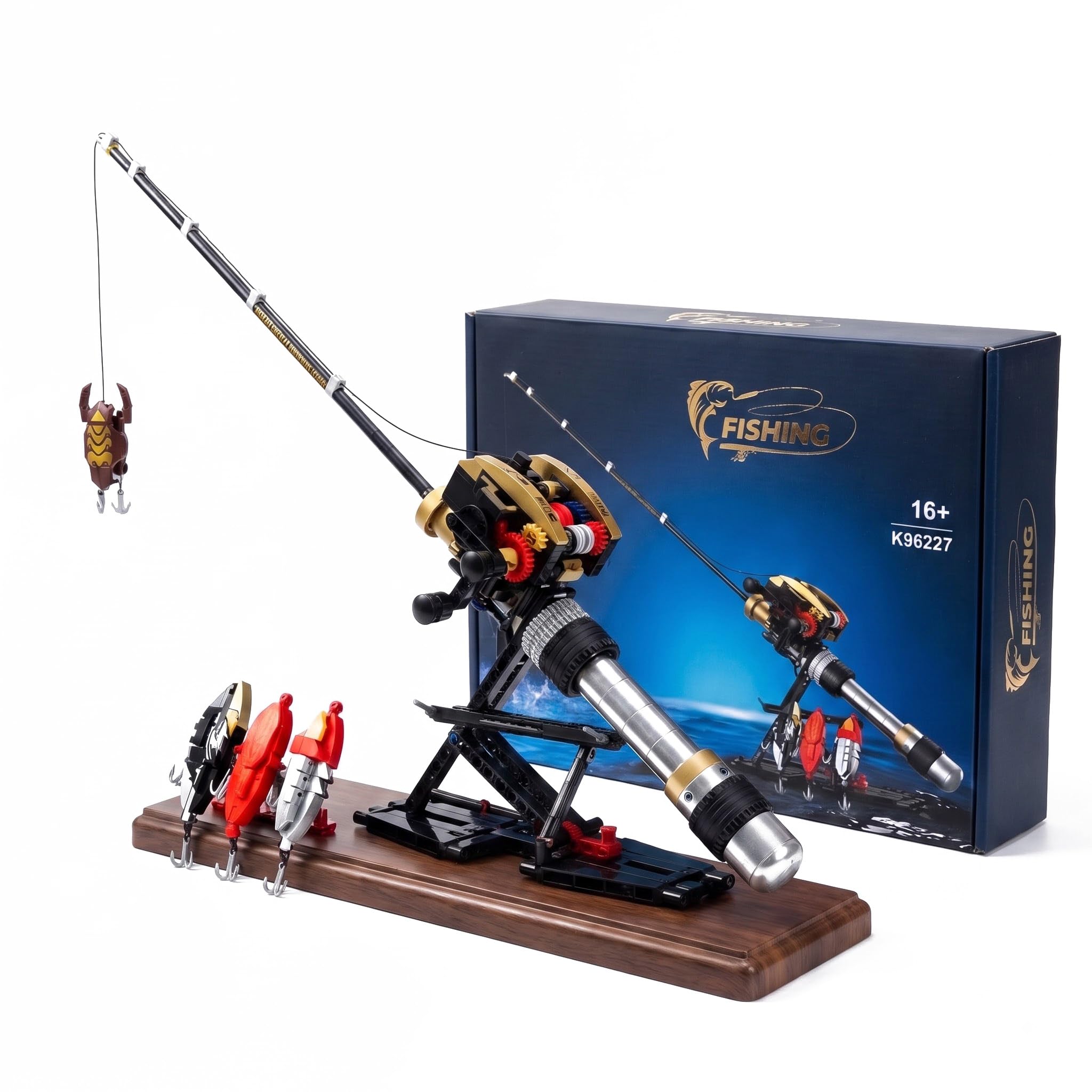 Bathgate Fishing Rod Building Blocks Mechanical Construction Model