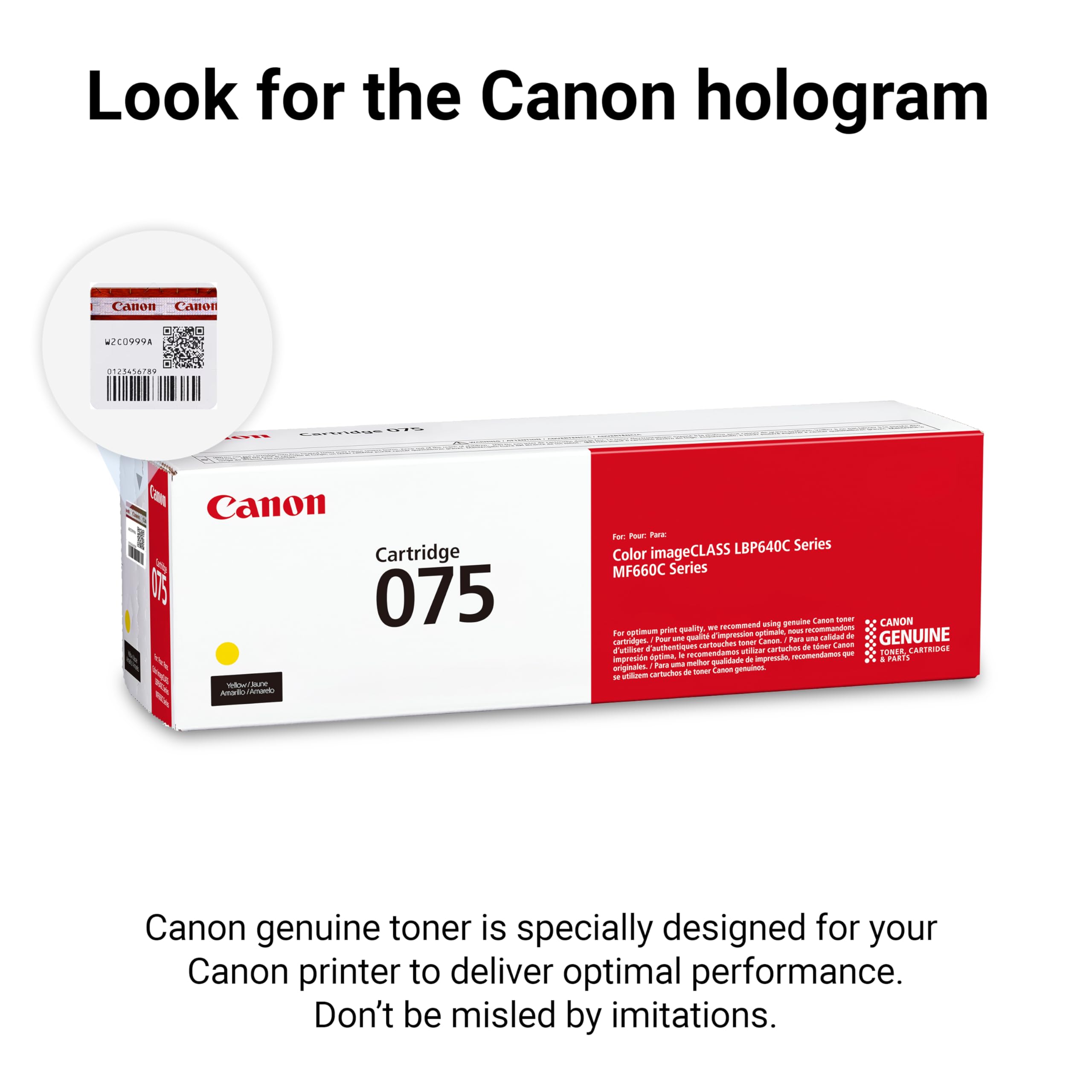 Amazon.co.jp: Canon 純正 075 イエロー トナーカートリッジ MF660