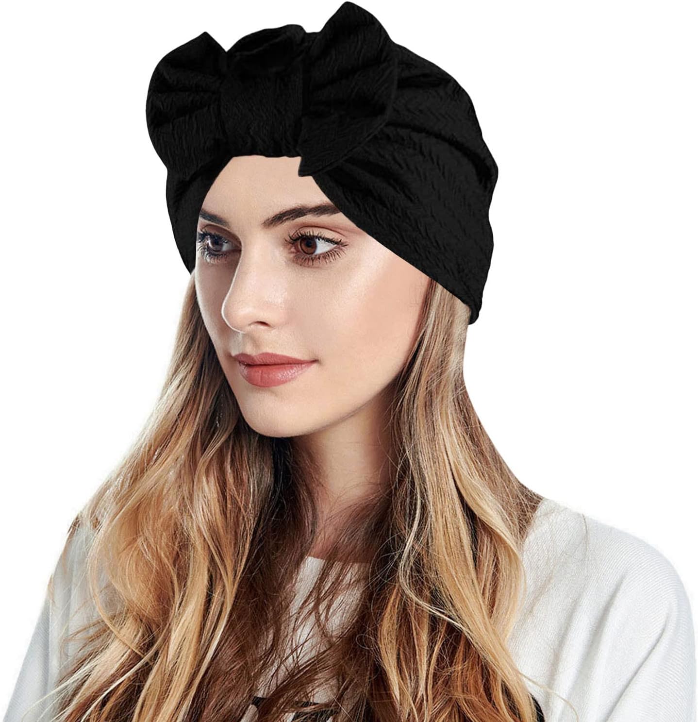 Chapeau Turban En Coton Doux - Foulard Islamique - Pour Femmes - Taille Moyenne