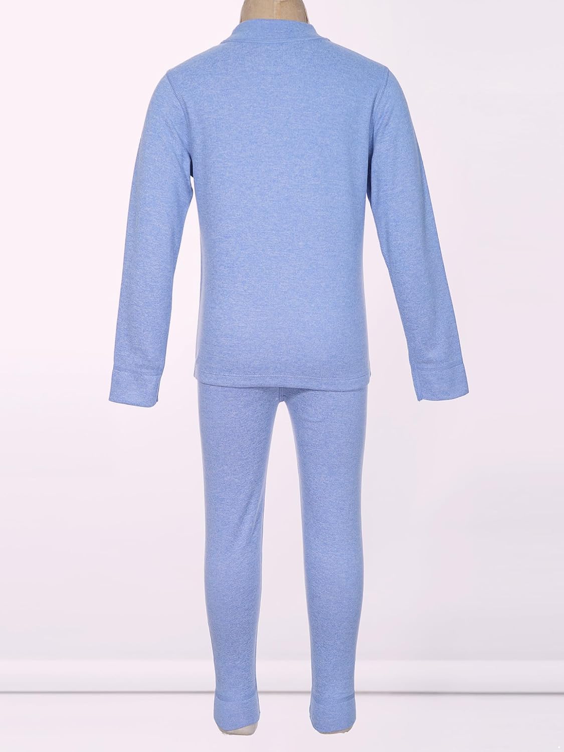 Kids Girls Boys Thermal Underwear Set Long Sleeve Top with Elastic Waistband Leggings Pants Base Layer Warm Suit