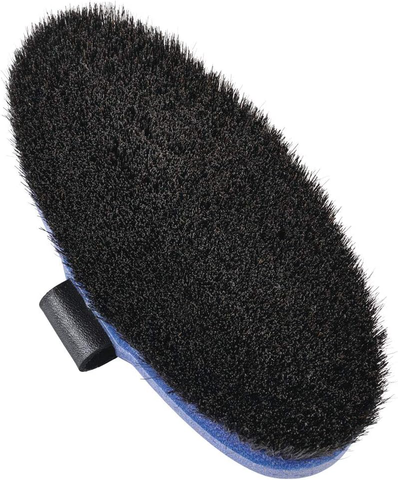 Haas Ponylove Lambs Leather Horse Body Brush (One Size) (Blue)