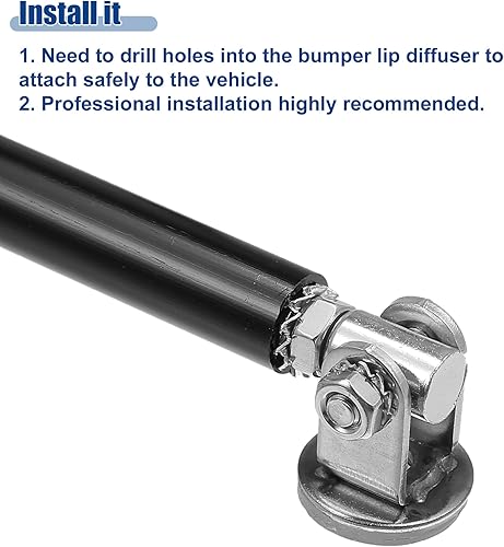 Miniatura 12 de ACROPIX Barras de soporte universales ajustables de aleación de aluminio de 3 a 5 pulgadas, 2.953 in, color rojo, paquete de 2