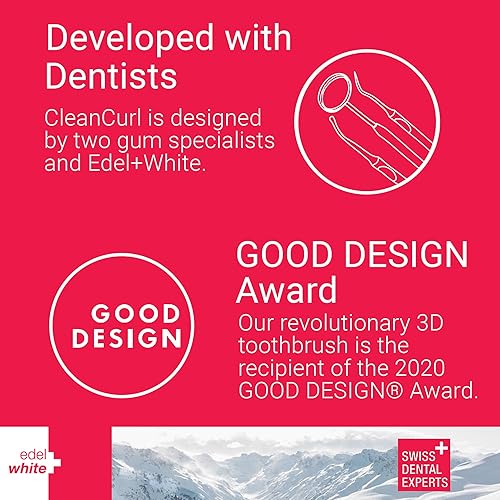 Miniatura 6 de edel+white CleanCurl Cepillo de dientes - Implante de rizo suave 3D y cuidado de las encías