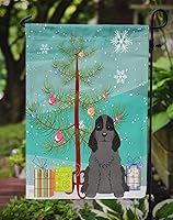 Vista 659 de Caroline's Treasures BB4243GF Bandera de jardín con texto en inglés «Merry Christmas» con texto en inglés «Merry Christmas», bandera decorativa