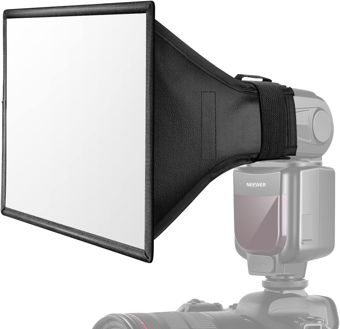 NEEWER Flash Diffuser Light Softbox 9" x 7", Universal, Collapsible with Storage Pouch