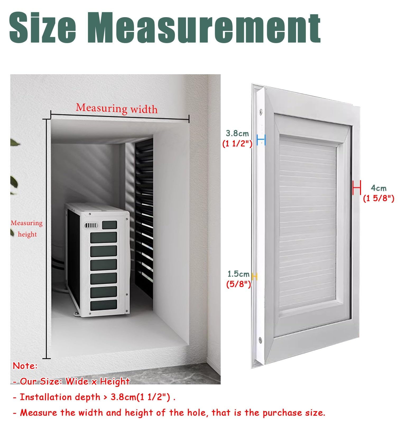 Amazon.com : Oracra Louvered Attic Access Door with Lock & Handle