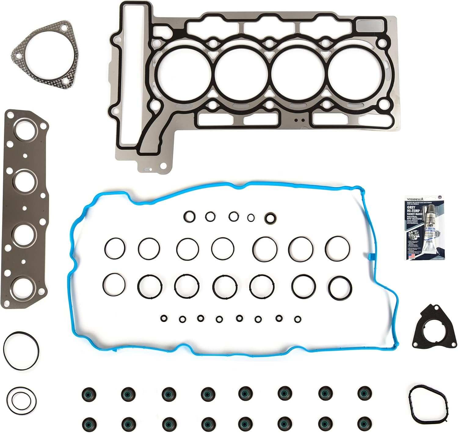 MA-9761250477 Head Gasket Set .90mm Thick Compatible With/For 2007-2010 Mini Cooper 1.6L DOHC L6 16V