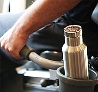 Vista 3 de Cloud9 Botella térmica de acero inoxidable de doble pared aislada al vacío sin plástico con colador de té/frutas, 15 oz - 17 oz