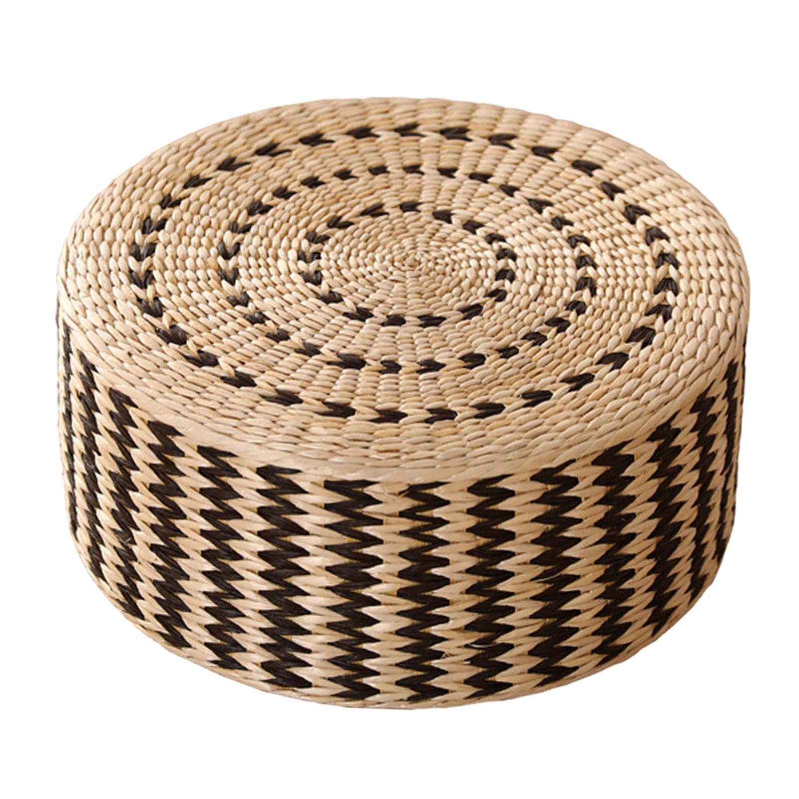 Coussin de Sol Rond Tatami pour Assise Confortable et Stable