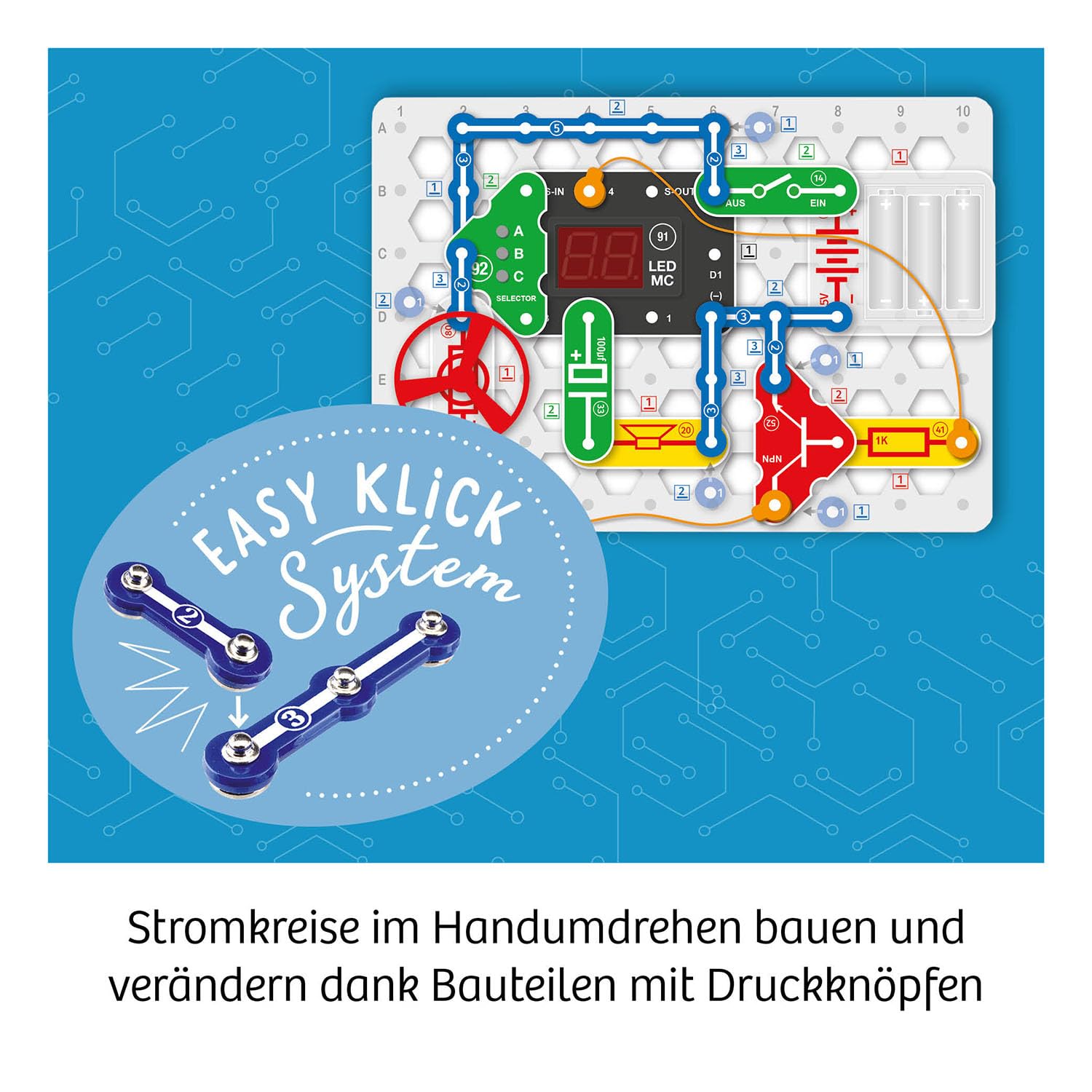 KOSMOS Easy Elektro - Games, Experimentierkasten zu Elektrotechnik | Spielerisches Lernen über Stromkreise beim Programmieren von Mini-Games, für Kinder von 8 bis 12 Jahren