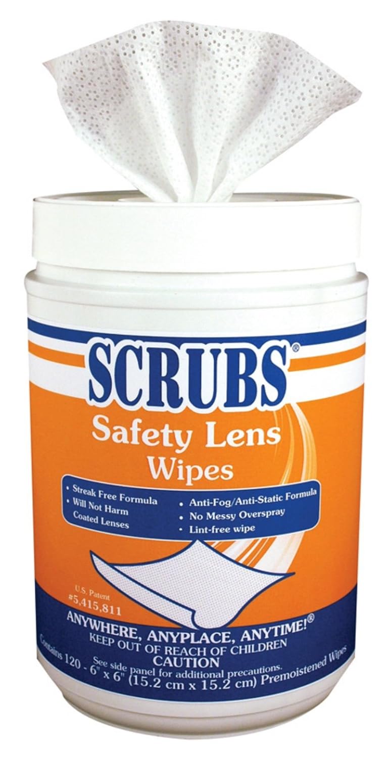 Safety Lens Wipes ( SAFETY LENS WIPE, 6" X 6" ) 6 Each