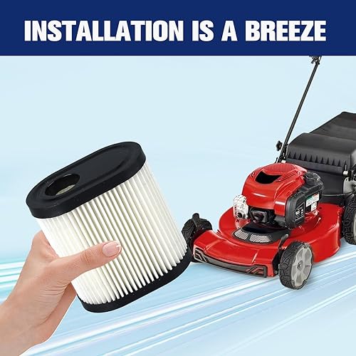 Miniatura 8 de Powtol 36905 Filtro de aire para Toro Recycler 22 GTS 6.5HP 20016 20017 20018 Cortacésped Tecumseh 751-11122 LV195EA con bujía RJ19LM (paquete de 2)