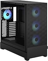Vista 7 de Fractal Design Pop XL Air RGB Negro Vidrio Templado Tinta Clara