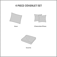 Vista 6 de Intelligent Design Juego de edredón reversible de algodón para niños, divertido y vibrante, estampado divertido, para todas las estaciones, colcha