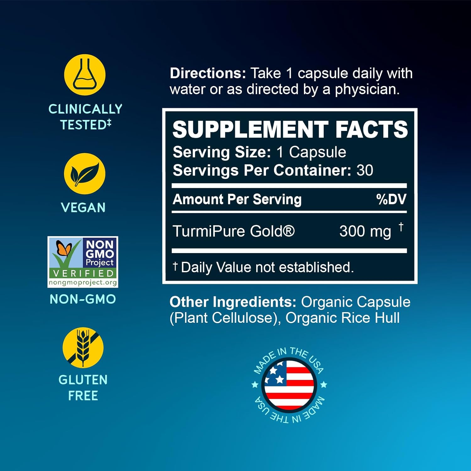 BioEmblem Turmeric Curcumin Supplement with BioPerine Turmeric Curcumin with Clinically Studied TurmiPure