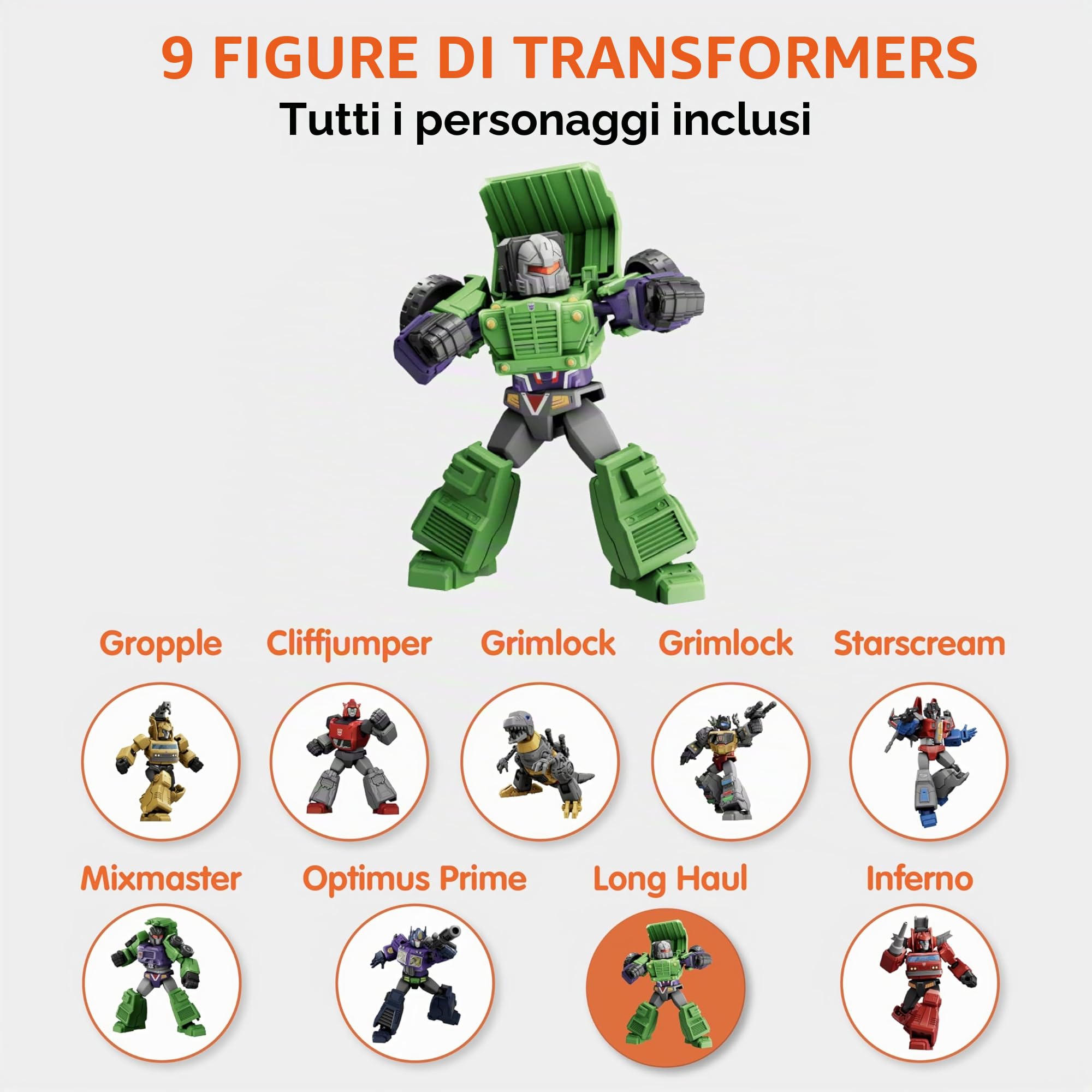 BLOKEES Transformers Figure - Galaxy Version 02 - SOS PDQ - Figure da costruire per bambini e adulti