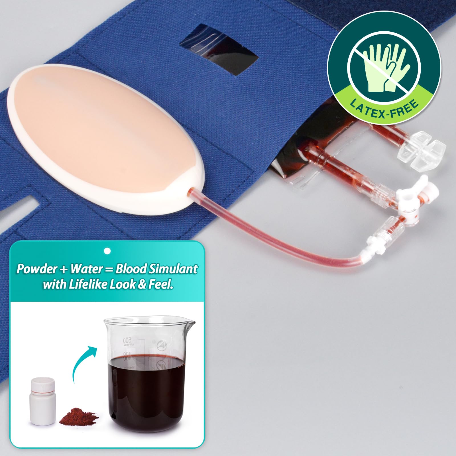 IV Kit di Pratica di Inserimento per Studenti Infermieri, Kit di Avvio IV per Infermieri, Kit di Venipuntura per la Formazione Sulle Iniezioni