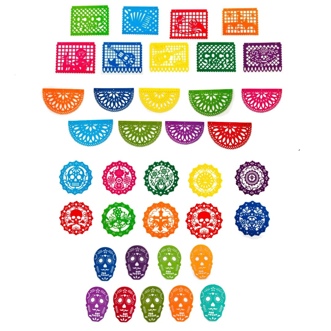 6 stuks Mexicaanse Dag van de Doden feestdecoraties, Dag van de Doden