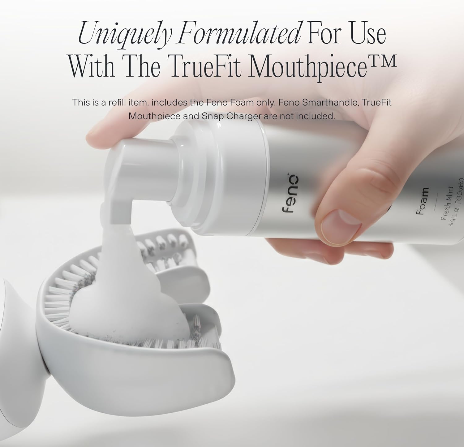 3Pcs Feno Foam Toothpaste with Xylitol & Wild Mint - Fluoride Free Toothpaste for Adults, Gentle on Enamel, Fresh Breath, Ideal for Sensitive Teeth & Travel Oral Care, 3.4 Fl oz - Image 5