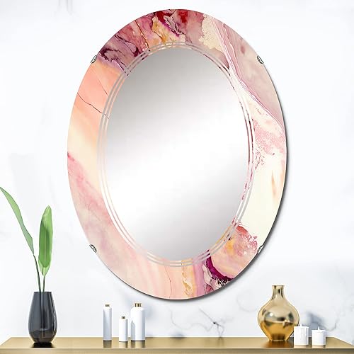 Vista 7 de Encounters at Redend Point I- Vanity Mirror, Bathroom Mirrors, Wall Mirrors for Living Room, Bedroom - Round Mirror - Large 24'x24', 32'x32