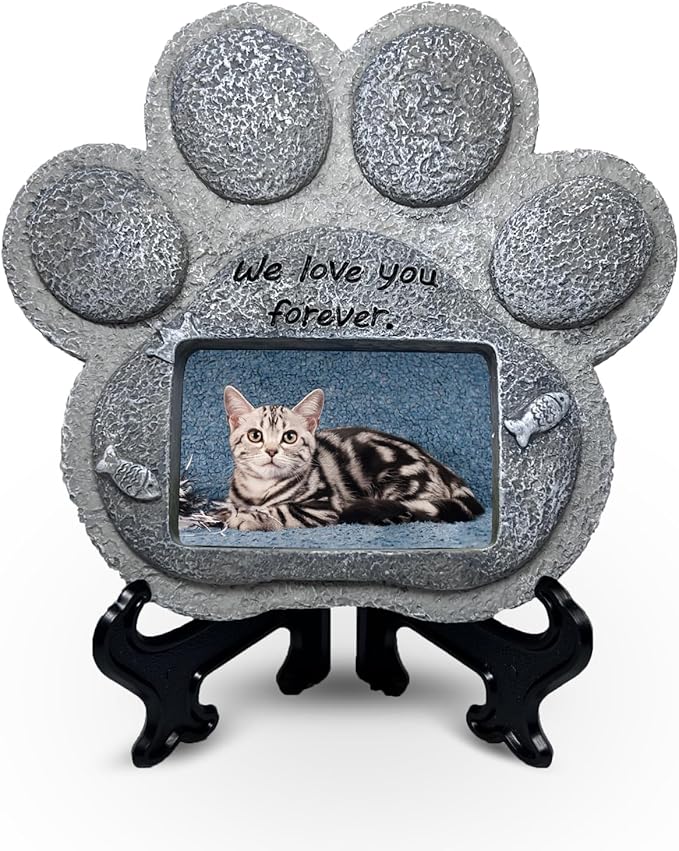 HINUGO Pet Memorial Stones for Cats,Loss of Cats Sympathy