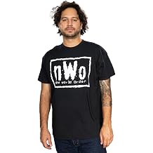 Costume Agent Retro NWO New World Order Wrestling Adult Black T-Shirt Halloween Costume Cosplay