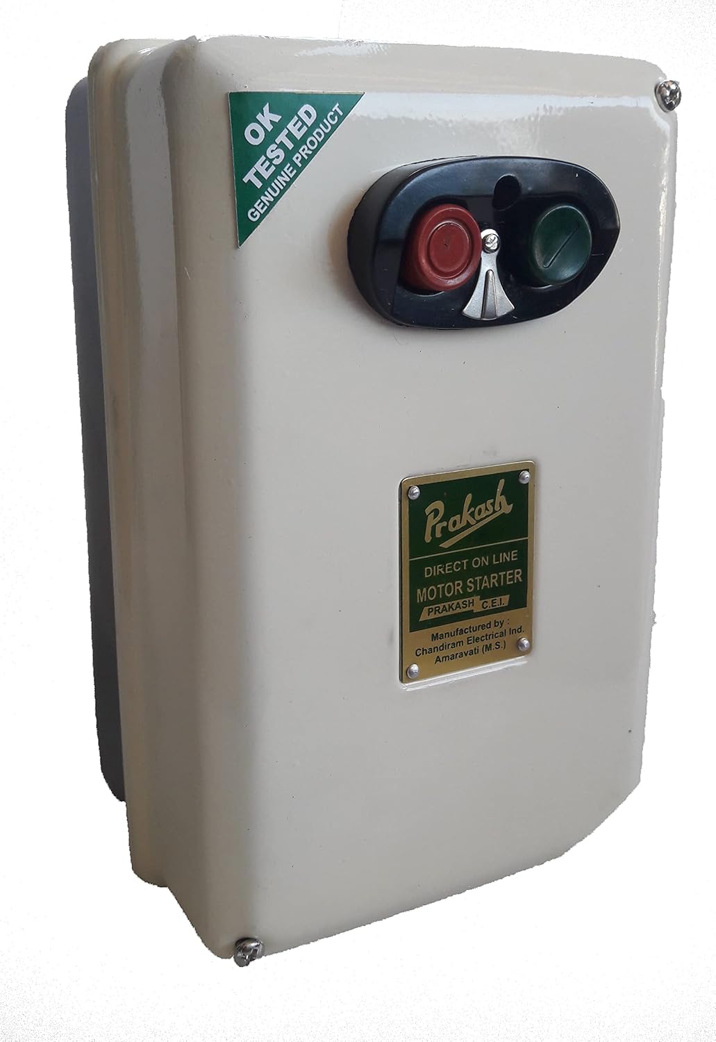 The Prakash Three Phase DOL Motor Starter MK1 (Relay 1321) (914 Amp