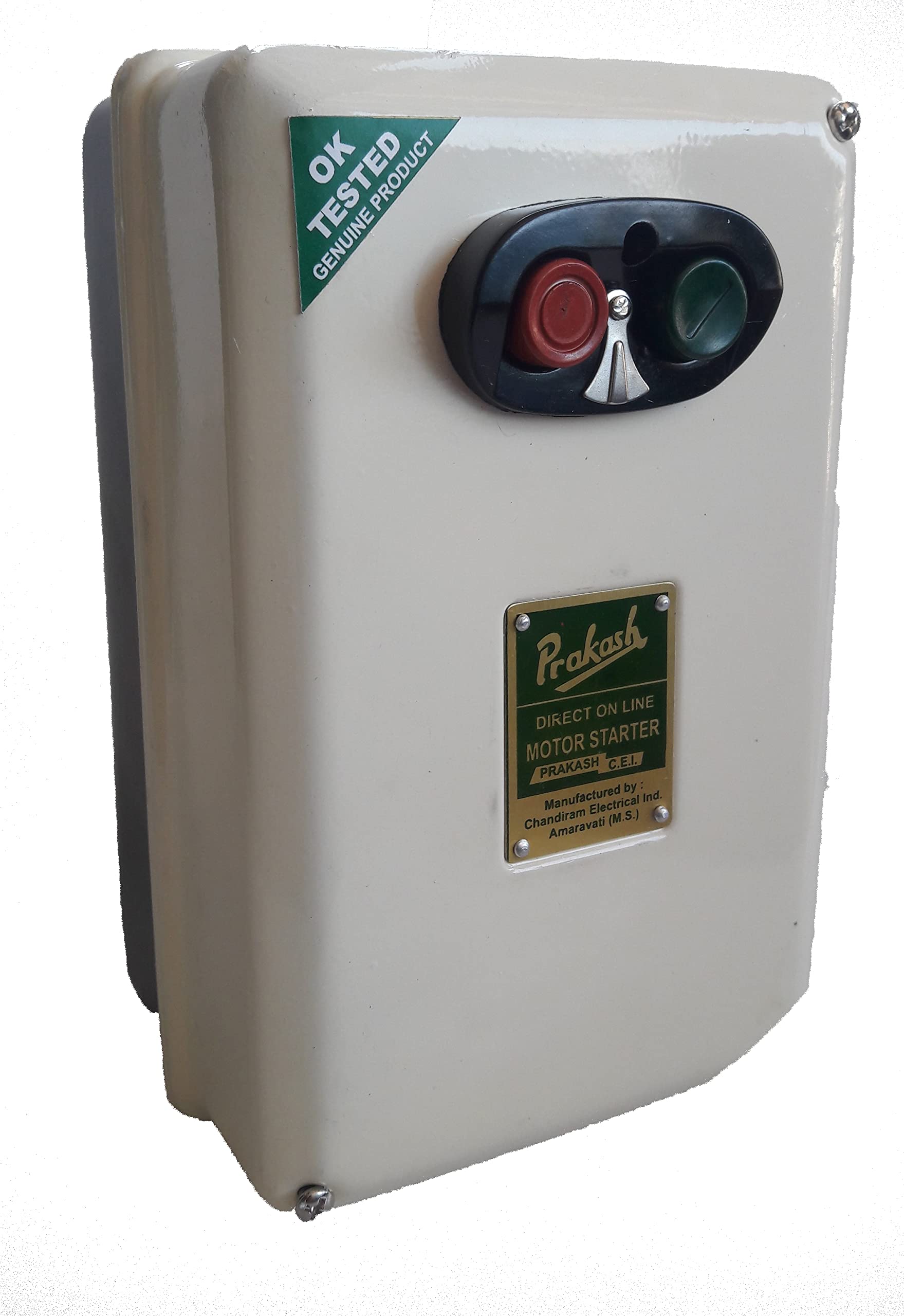 The Prakash Three Phase DOL Motor Starter MK-1 (Relay) (13-21 Amp) (B0C6TC8WJ6) Amazon Price History, Amazon Price Tracker
