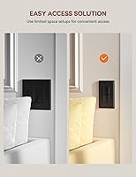 Vista 5 de AIDA - Interruptor de luz basculante decorativo de un solo polo con doble palanca, interruptores de luz eléctricos autoaterrados de 15 amperios