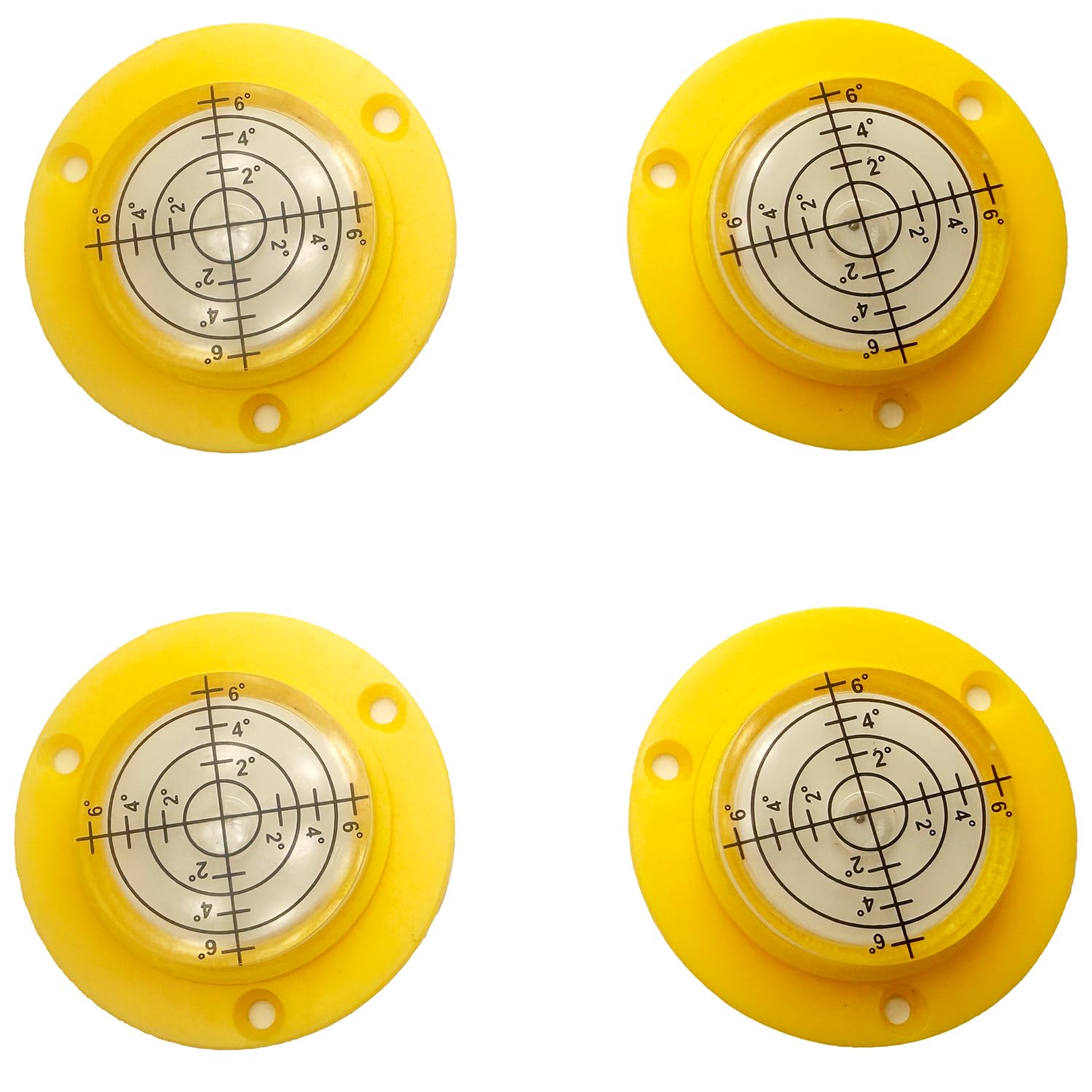Preamer Clear,Black Avf50m 50Mm Body Diameter Spirit Level, Clear Bubble With 3.5Mm Hole, Rv Levelers Tool, Widely Used In Construction