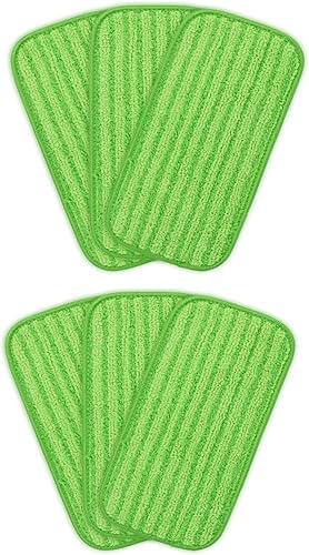 6 almohadillas de microfibra reutilizables para trapeador Swiffer WetJet