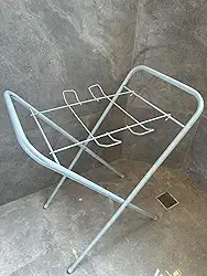 Suporte Para Banheira de Bebê Compacto Retrátil e Desmontável - Branco