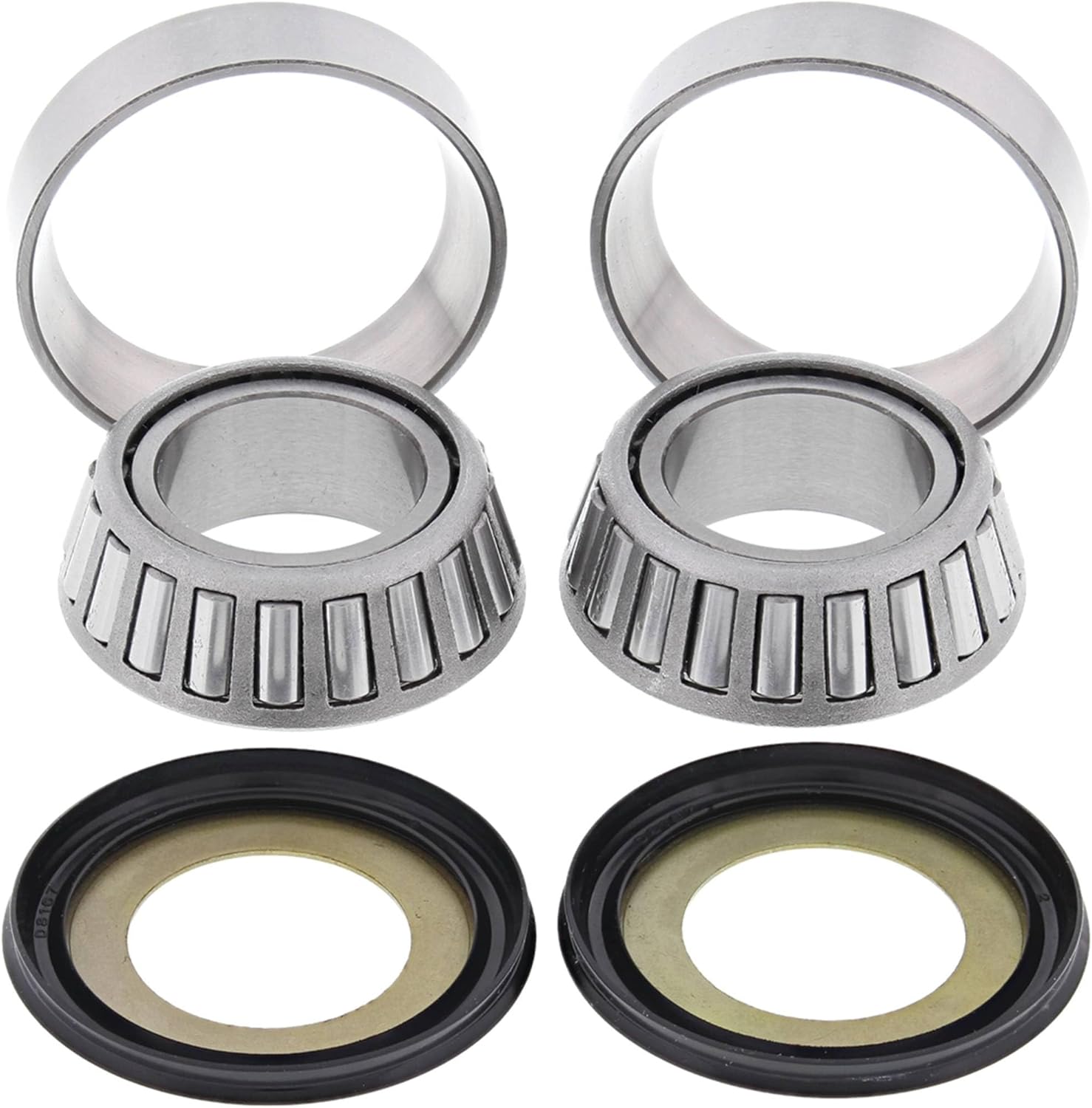 All Balls Racing 22-1022 Steering Stem Bearing Seal Kit Compatible with/Replacement for Honda Kawasaki Suzuki TM Yamaha
