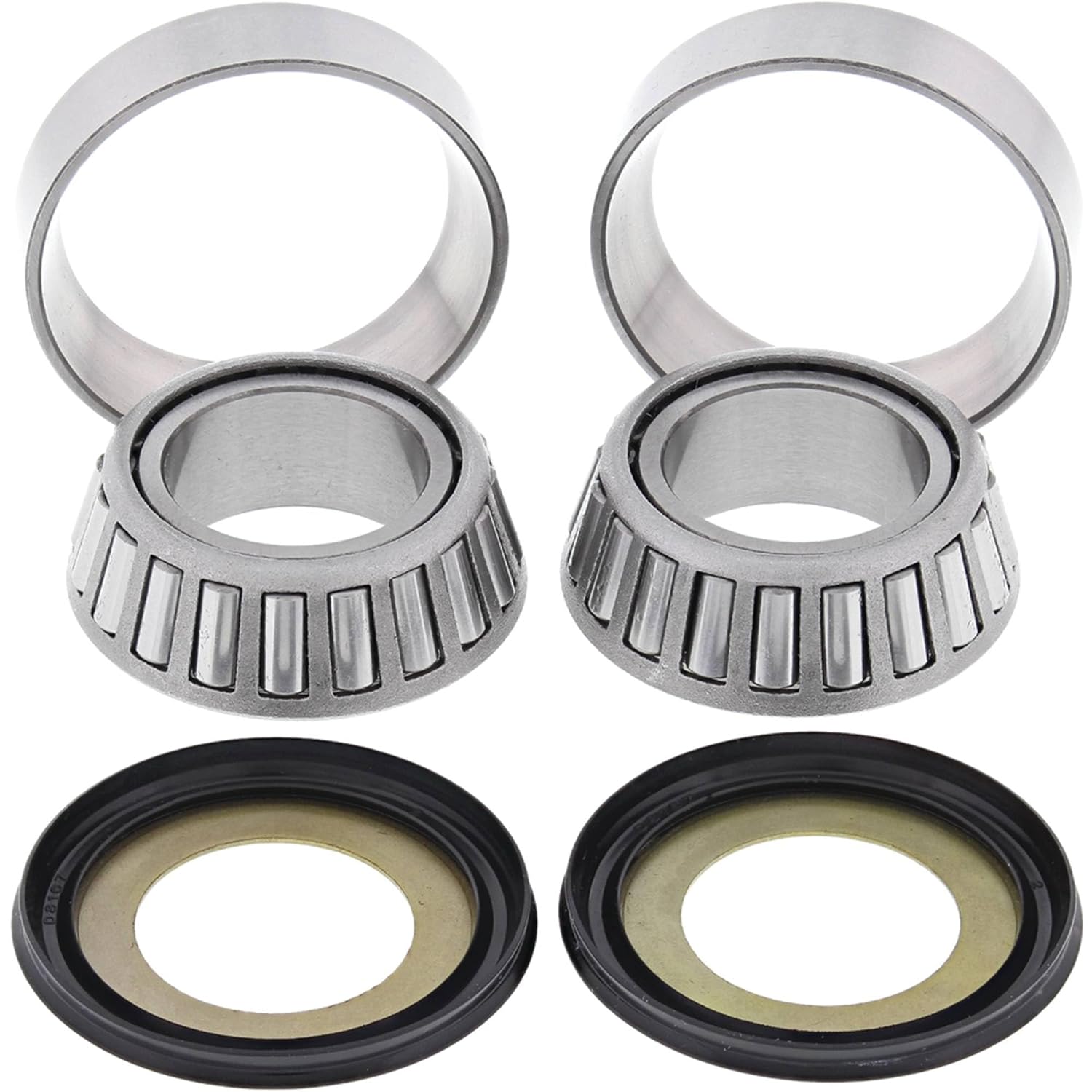 All Balls Racing Steering Stem Bearing Seal Kit 22-1022 Compatible with/Replacement for KDX175 1980-1982, KDX250 1980, KDX400 1979-1980, KLX140 2008-2018, KLX140G 2017-2018