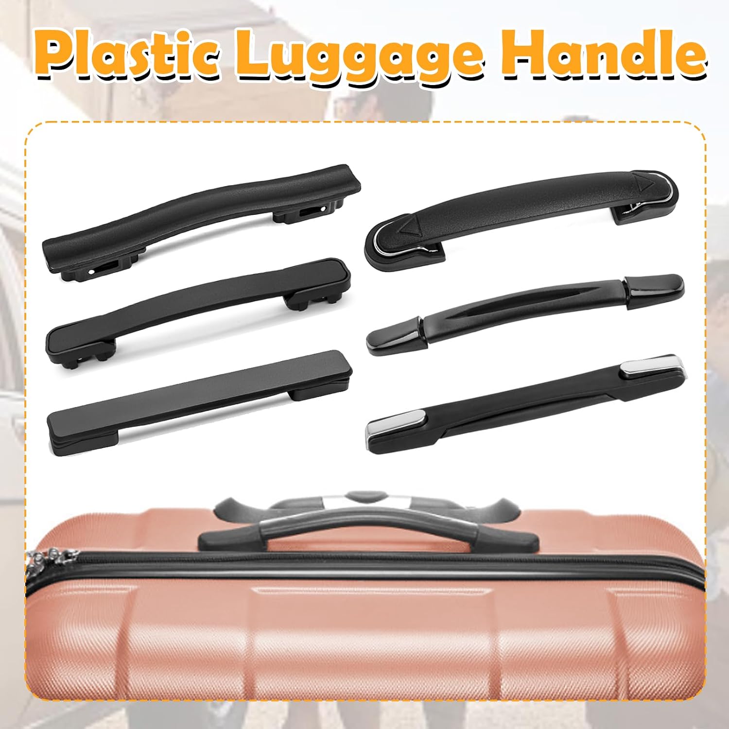 Luggage Handle Replacement 8.54" Long Suitcase Handle 1pcs,HT97