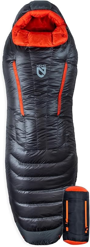 NEMO Equipment Riff Down Sleeping Bag | Men's & Women's, Ultralight, Spoon Shape, Side Sleeper, Backpacking