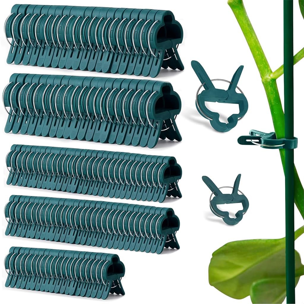 HASTHIP® Plastic Plant Support Clips - 120 Pcs Plant Clips for Climbing Plants - Garden Plant & Vines Support Clips - Plant Support Clips for Supporting Stems & Vines Grow - Upright Climbing Clips (B0D266XY5Y) Amazon Price History, Amazon Price Tracker