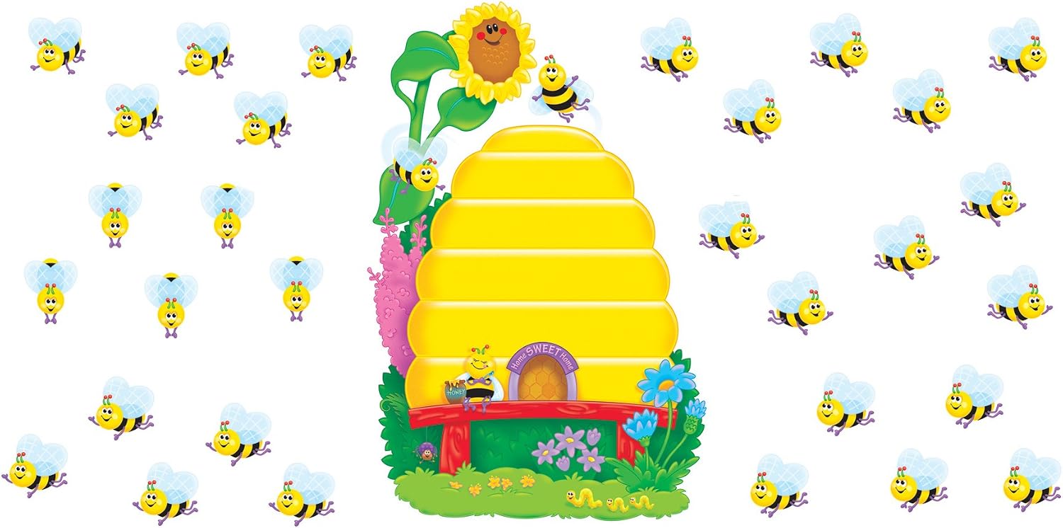 Trend Busy Bees Job Chart Bulletin Board Set, Multicolor