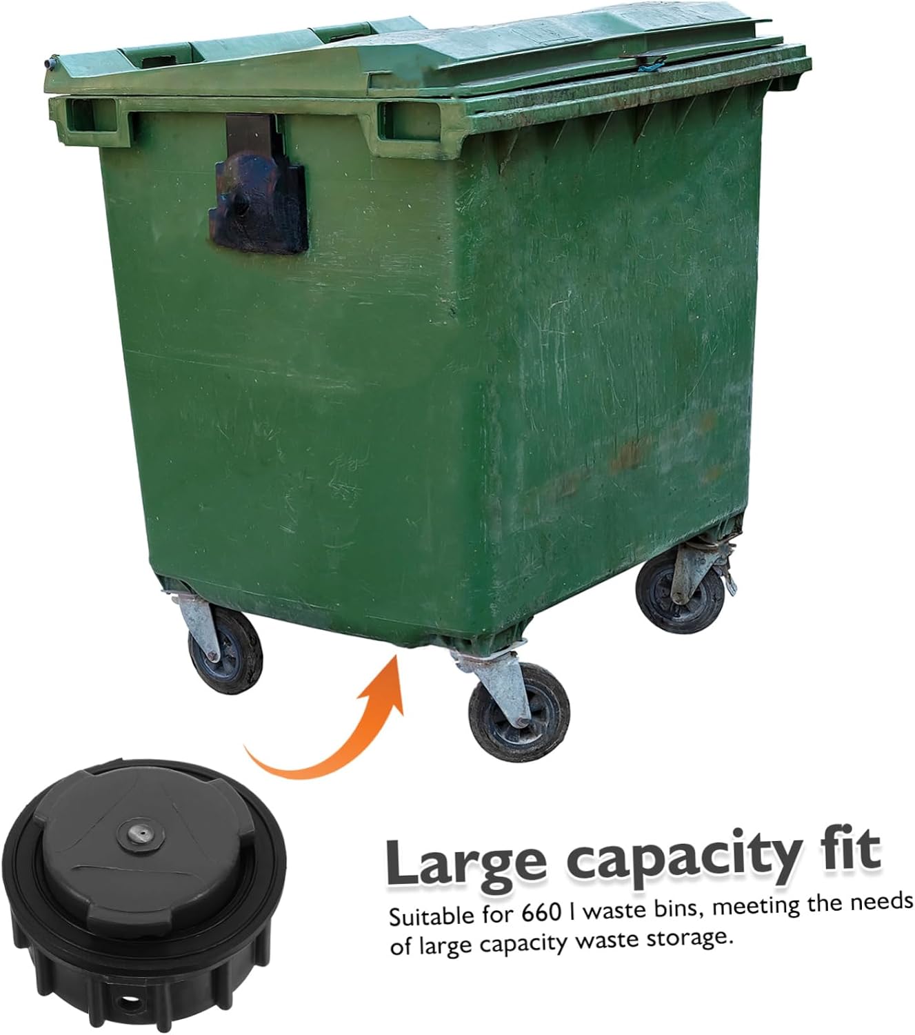 Garbage Bin Plug Leakproof Waste Can Stopper for Kitchen Drain Outdoor Bin Parts Easy Install Plastic Drain Plug