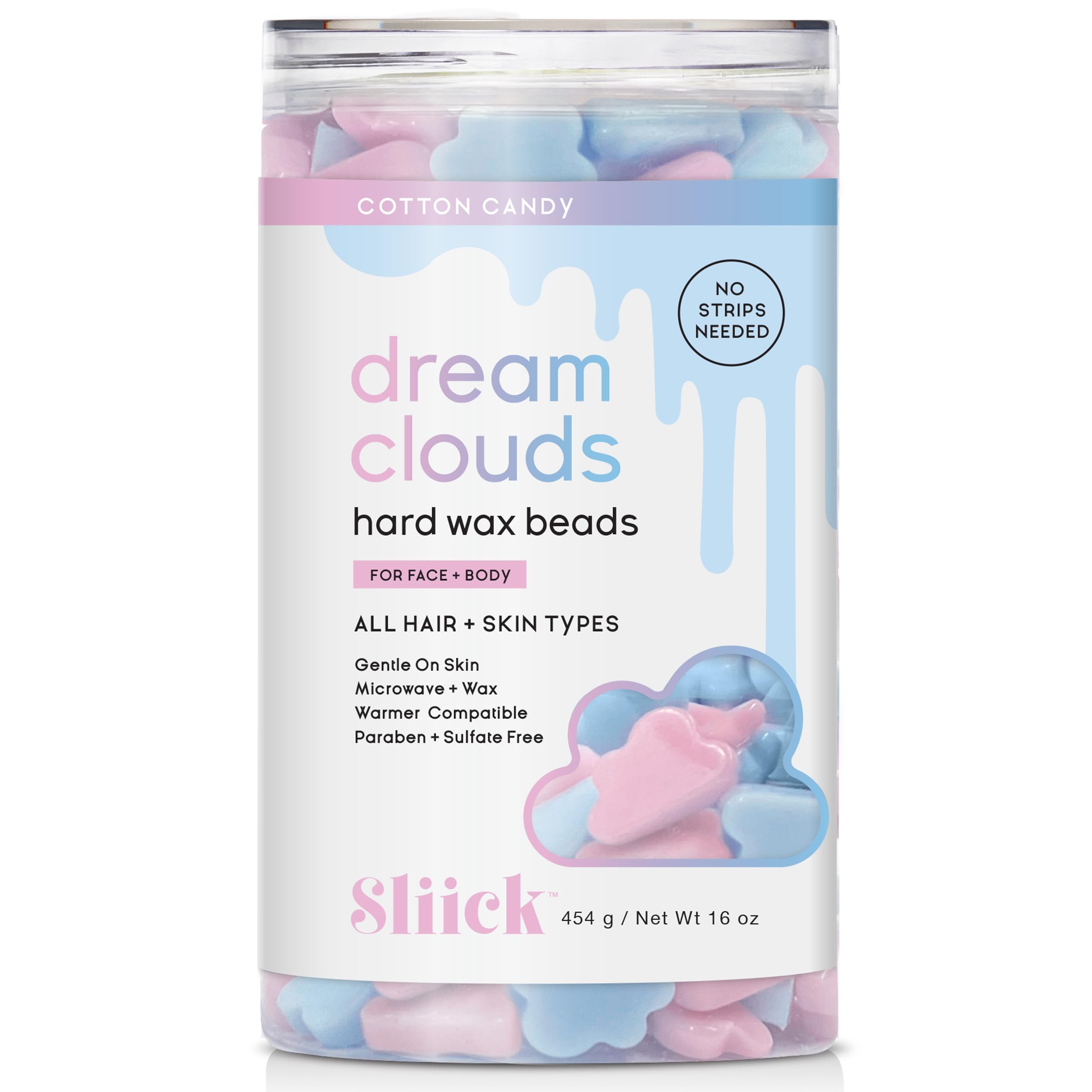 Sliick Hard Wax Beads, Dream Clouds