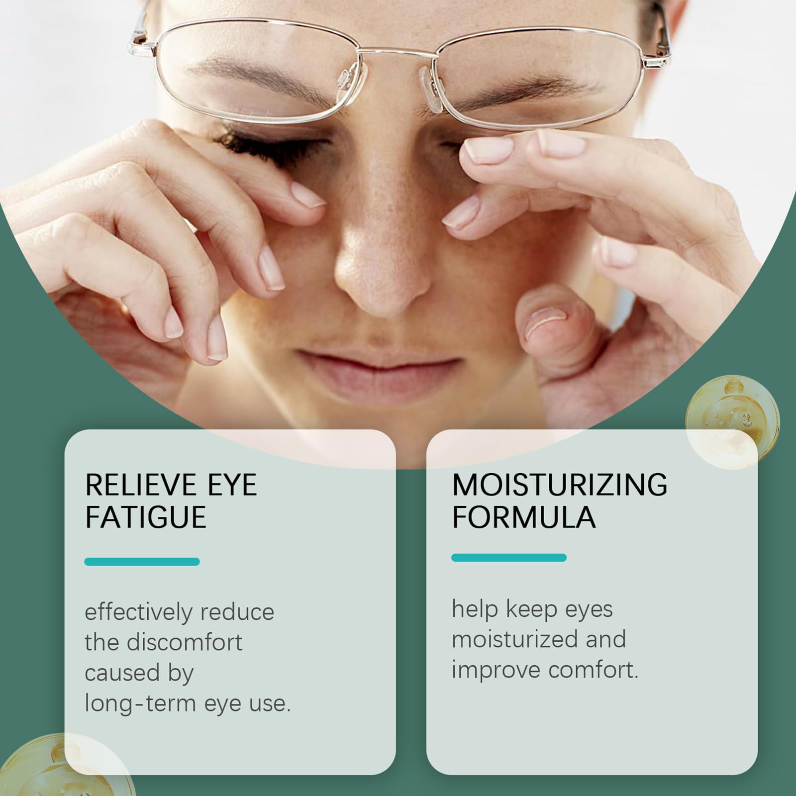 Nano Drops Serum, with Lutein, Vitamin C & E, Mimics Natural Tear Film, for Long-Term Daily Use without Irritation