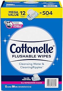 Cottonelle Flushable Wipes (504 Count)