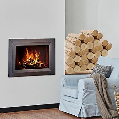 12 Pack Natural Birch Logs For Crafts - 12 Inch Small Birch Wood Branches For Fireplace Decor, DIY Projects & Holiday Displays