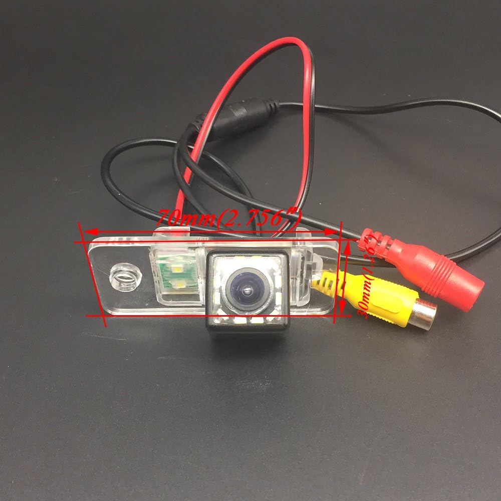Flash Deals - 80% OFF LEDs Car Rear View Camera for Audi A3 A4 S4 RS4 A6 C6 S6 RS6 A8 S8 Q7/Q7 DTI & HD CCD Night Vision Waterproof and Shockproof Reversing Backup Camera (12 LED)
