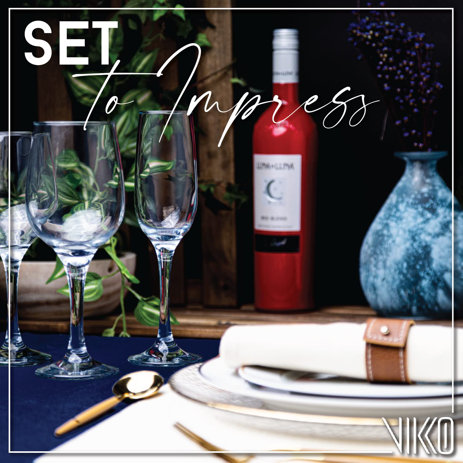 Vikko Champagne Flutes - Set of 6 -5