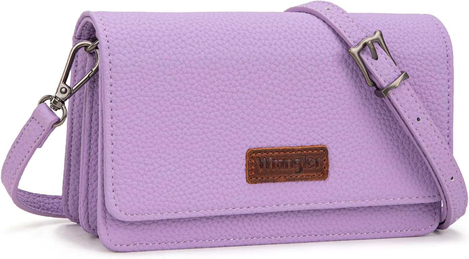 Wrangler Small Crossbody Wallet Purses RFID Trendy Purses for Women with Adjustable Straps