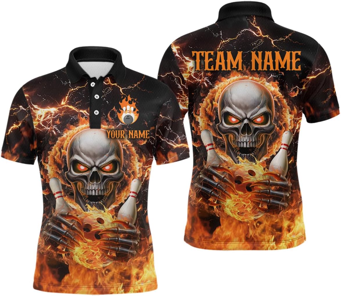 Personalized Bowling Shirts, Customized Bowlings Jersey, Custom Dragon Shirt Bowlings Jersey